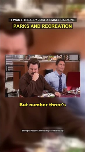 Parks and Recreation — Adam Scott, Aziz Ansari | 'It Was Literally Just a Small Calzone.'