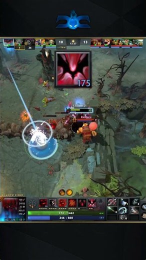 Shadow Fiend vs Earthshaker Dota 2 #Dota2