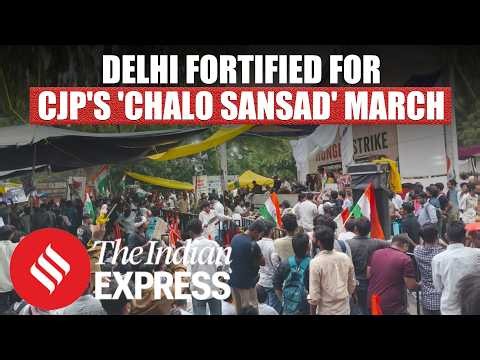 High Drama in Delhi: Security Tightens for CJP's 'Chalo Sansad' Protest March | Abhijeet Dipke