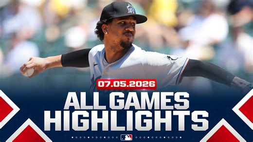 Highlights from ALL GAMES on 7/5 (Mets-Braves DRAMA in 9th, Eury Pérez's PERFECT start and MORE!)