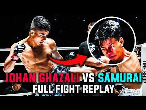 Relentless PRESSURE 🧨 Johan Ghazali vs. Samurai | Muay Thai Full Fight