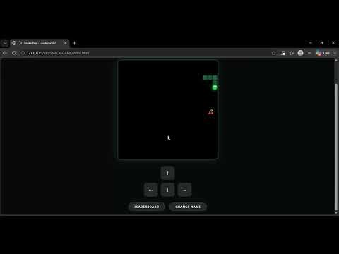 🐍 Snake Game Using HTML, CSS & JavaScript | JavaScript Mini Project | Web Development