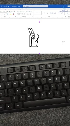 Type This Secret Symbol in Word 😳 (Hidden Code) 𓁬 #shorts #msword