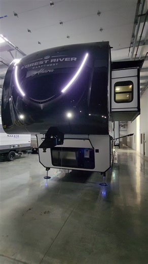 2026 Ahara 383UR rear living fifth wheel camper built by East TO West rvs and sold at Couchs RV Nation #fifthwheel #glamping #rv #camper #camping