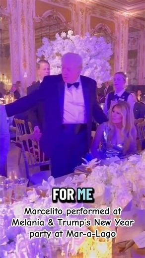 Marcelito performed at Melania & Trump’s New Year party at Mar-a-Lago #holiday #news #vibe