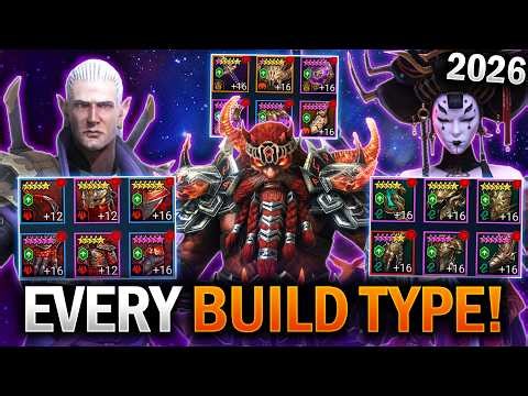 How to BUILD EVERY CHAMPION ROLE in Raid Shadow Legends - BEST Gear Tips (2026)