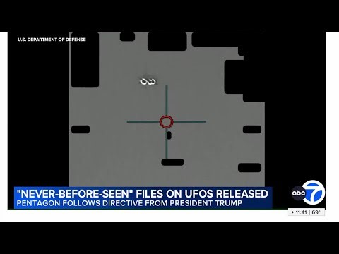 Pentagon begins release of decades of unresolved UFO files