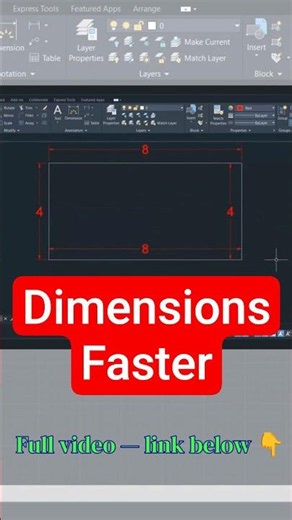 AutoCAD DIM Command – Add Dimensions Faster!