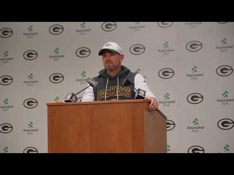 Packers coach Matt LaFleur updates injuries ahead of Dec. 31 practice