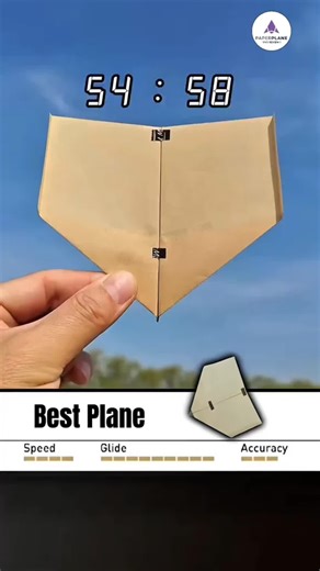 make a boomerang airplane paper handicrafts tutorial #airplane #boomerang #handicraft #papercraft #DIY #viral