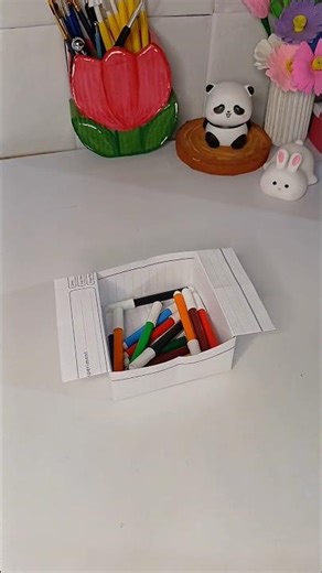 DIY Paper Folding Box💕 #diy #gift #folding #craft #handmade