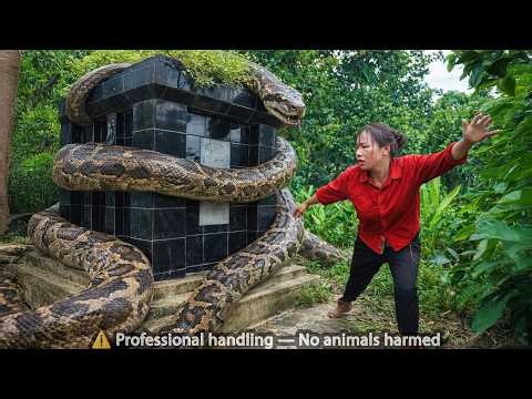 72 Hours on High Alert —Facing a giant python the graveyard… A tense confrontation