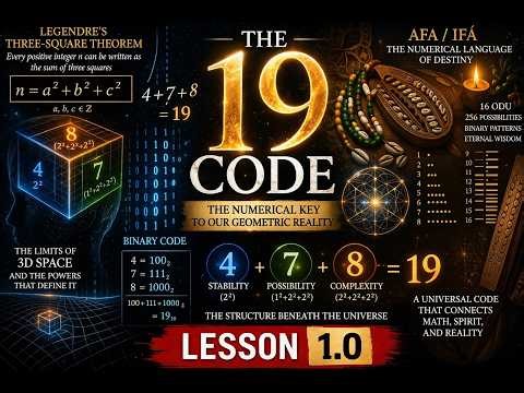 The 19 Code: Lesson 1.0 | The Real Matrix Code REVEALED | The Leopard in the Mirror | Energy Masta