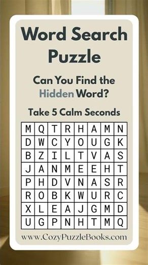 Word Search Puzzle 🍃 Find CLEAR in 5 Calm Seconds