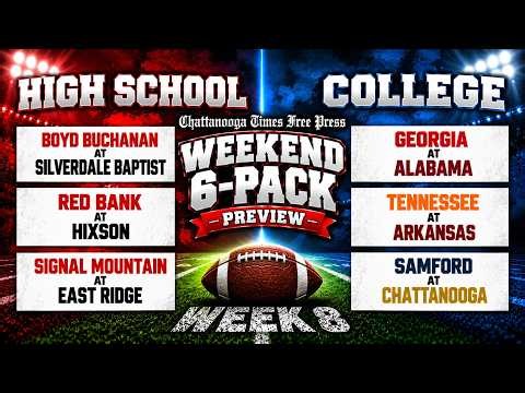 Georgia at Alabama, Tennessee at Arkansas & Chattanooga Rivalries | TFP Weekend 6-Pack Ep. 8