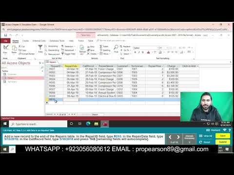 Access Chapter 2: Simulation Exam | Access Chapter 2 Simulation Exam