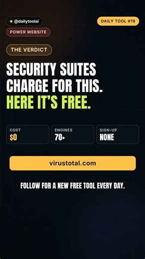 VirusTotal - scan any file, link or domain with 70+ antivirus engines, free
