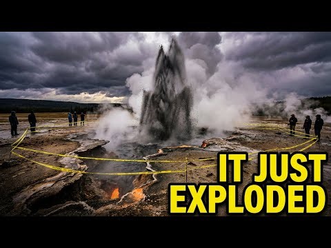 Black Diamond Pool EXPLODES at Yellowstone — Scientists Stunned by What Followed