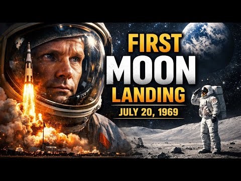 Apollo 11 Moon Landing: The Day Humans First Walked on the Moon. #history #historyfacts #space