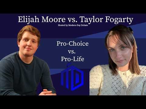 DEBATE: Is Abortion Ethical? | Elijah Moore vs. Taylor Fogarty (Hosted by Modern-Day Debate)