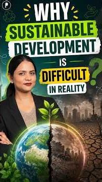Why Sustainable Development Is Failing? 🌍 | Economy vs Environment Explained #Shorts