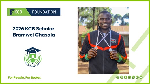 Bramwel Chasala: KCB Scholar Student Athlete. Is the next Usain Bolt from Namunyiri village in Kakamega? Meet Bramwel Chasala, a 15-year-old sprint sensation from Kakamega County who is taking his dreams to the next level with the KCB Scholars Programme. From East Africa School Games medals to Olympic goals, Bramwel is proof that where you start doesn’t define how fast you can run. #ImpactingPeopleForBetter #KCBScholars #KCBFoundation | KCB Group