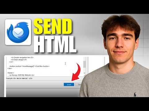 How To Send Webpage HTML Emails Using Mozilla Thunderbird (Tutorial 2026)