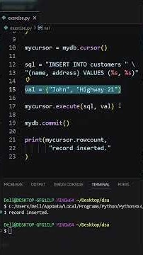 Python MySQL Insert Tutorial - Fix "Insert Not Saving" with commit()