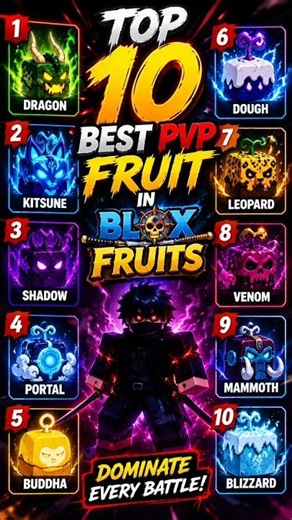 Top 10 best PVP fruit