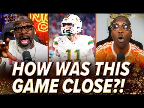 Unc & Ocho CAN'T BELIEVE the Hurricanes SQUEAK by Ole Miss to win the Fiesta Bowl 31-27! | Nightcap