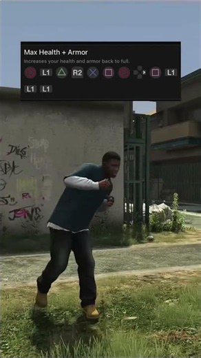 How to Activate GTA V Max Health and Armor in PS4 😎🔥 #gta #gta5 #ps4