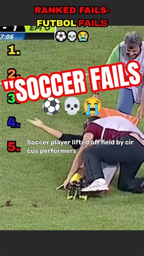 RANKED FAILS- FUTBOL FAILS FROM OUCH TO GOALLL💀😭⚽️ #Shorts #Ranked #soccer