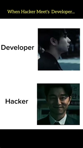 When a Hacker Meets a Developer... 💻😎 | Programmer Meme #developer #python #tech #programmingmemes