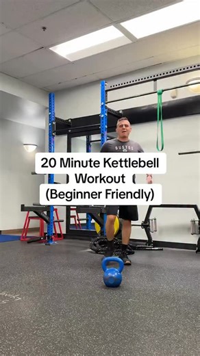 Andrew & Kate | Simple Strength Training for Busy Adults on Instagram: "➡️ Comment “BUILDUP” if you’re done guessing and want a simple plan that actually keeps you consistent. 20 minute kettlebell beginner workout 15 swings 10 clean and press 15 high rows 15 bent over rows each side 5 rounds 👉 Follow us @bustostraining so you get the message."