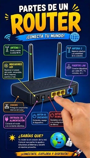 El secreto que esconde tu router #curiosidades #infografia