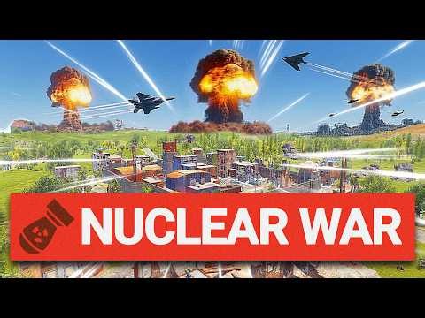 I Zerged a 100 Player Server With Nukes in Rust...