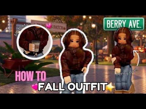 Realistic Trendy CUTE AUTUMN TEEN OUTFIT CODES & TUTORIAL For Berry Avenue!