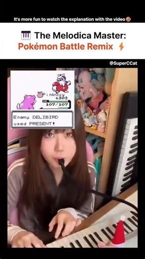 ​🎹 The Melodica Master: Pokémon Battle Remix ⚡ #vecna