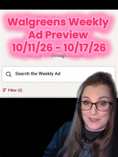 Walgreens Weekly Ad Preview 10/11/26 - 10/17/26 #katiethecouponer #happycouponingyall #walgreenscouponing #walgreensdeals #couponing