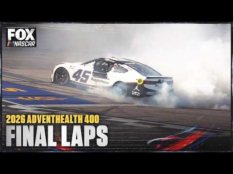 FINAL LAPS: Tyler Reddick takes checkered flag at AdventHealth 400 | NASCAR ON FOX