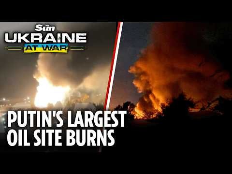 Ukrainian FP-1 drones strike Russia’s largest oil refinery at Omsk for the second time