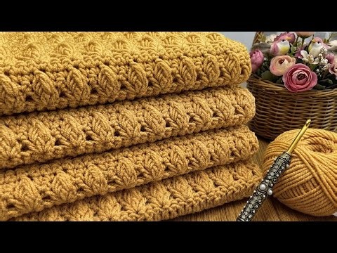 JUST 2 ROWS! I’ve NEVER Seen a Stitch This Easy! 😱 3 Blankets in ONE Day!