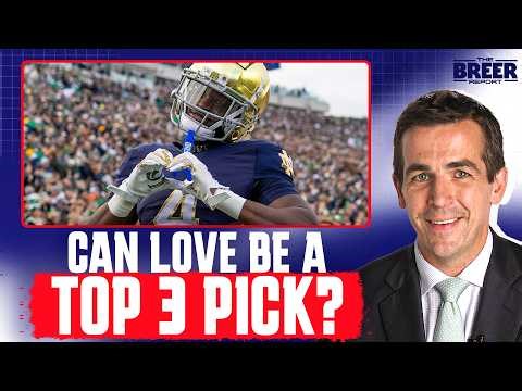 Is Jeremiyah Love is a Top 3 Pick, Chiefs Draft Dilemma, Giants’ Top 10 Picks | Albert Breer