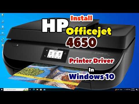 How to Download & Install HP OfficeJet 4650 Printer Driver in Windows 10 PC or Laptop
