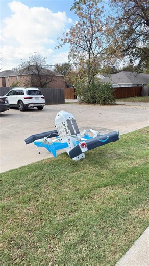 Amazon delivery drone snaps internet cable in Texas