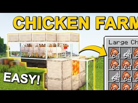 🔥 Easy Chicken Farm in Minecraft (Auto & OP!)