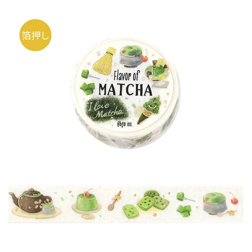 BGM Tokimeki Flavor - Matcha Washi Tape Singapore | Cityluxe