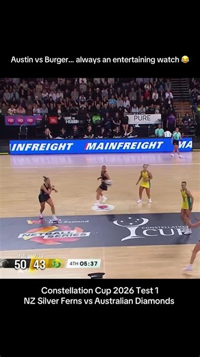 Constellation Cup 2026 Test 1: NZ Silver Ferns vs Australian Diamonds highlights