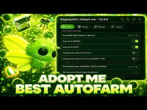 [ NLO UPDATE🛸] ADOPT ME AUTO FARM SCRIPT | AUTO FARM CASH | AUTO GROW EGGS & PETS🛸NEW EVENT🛸
