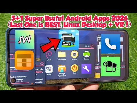 𝟱+𝟭 𝗦𝘂𝗽𝗲𝗿 𝗨𝘀𝗲𝗳𝘂𝗹 𝗔𝗻𝗱𝗿𝗼𝗶𝗱 𝗔𝗽𝗽𝘀 𝟮𝟬𝟮𝟲 (𝗟𝗮𝘀𝘁 𝗢𝗻𝗲 𝗶𝘀 𝗕𝗘𝗦𝗧: 𝗟𝗶𝗻𝘂𝘅 𝗗𝗲𝘀𝗸𝘁𝗼𝗽 + 𝗩𝗥!)